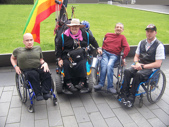 Gruppenfoto Vorstand queerhandicap e.V. 2012